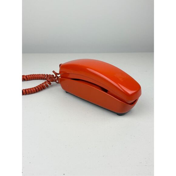 Vintage Western Electric Trimline Touch Tone Wall Telephone Burnt Orange DL2425 - Picture 10 of 10